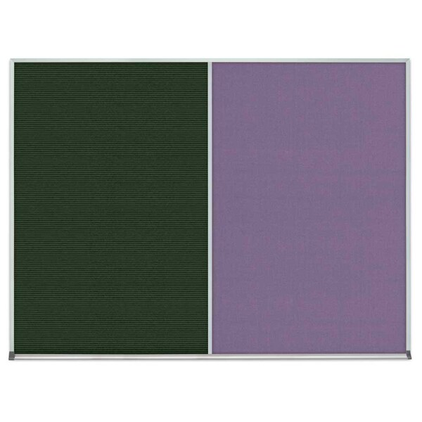 Single Door Radius Corkboard, 18"x24", Bla, UV7000RC-BLACK-DBURGU